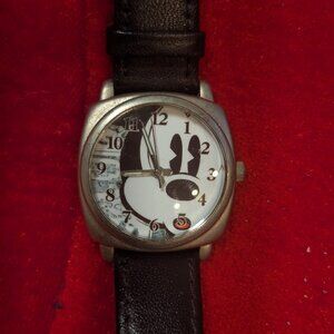 ✨ Vintage Disney Mickey Mouse Square Silver Watch ✨